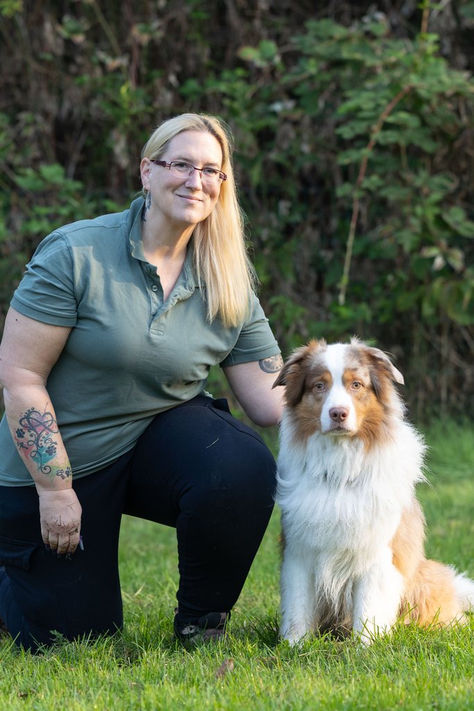 Tanja mit Boss